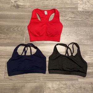 Lot of 3 sport bras